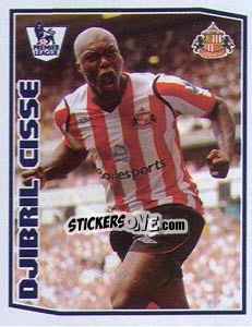 Cromo Djibril Cisse - Premier League Inglese 2008-2009 - Topps