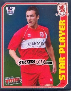 Figurina Stewart Downing (Star Player) - Premier League Inglese 2008-2009 - Topps