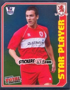 Sticker Stewart Downing (Star Player) - Premier League Inglese 2008-2009 n. 294 - Topps
