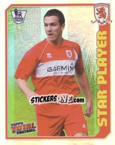 Cromo Stewart Downing (Star Player) - Premier League Inglese 2008-2009 - Topps