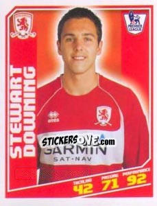 Sticker Stewart Downing - Premier League Inglese 2008-2009 n. 304 - Topps