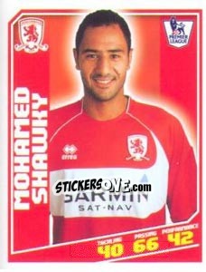 Cromo Mohamed Shawky - Premier League Inglese 2008-2009 n. 308 - Topps