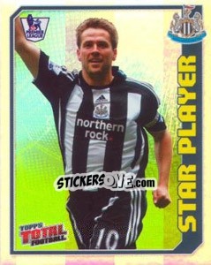 Sticker Michael Owen (Star Player) - Premier League Inglese 2008-2009 n. 315R - Topps