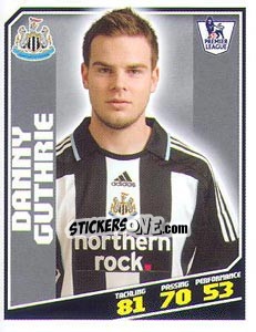 Figurina Danny Guthrie - Premier League Inglese 2008-2009 - Topps