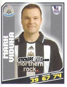 Sticker Mark Viduka - Premier League Inglese 2008-2009 - Topps
