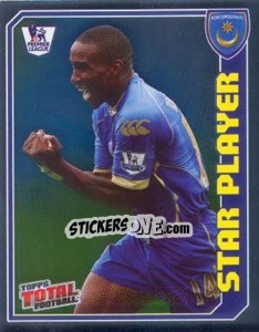 Figurina Jermain Defoe (Star Player ) - Premier League Inglese 2008-2009 - Topps