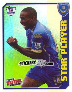 Sticker Jermain Defoe (Star Player ) - Premier League Inglese 2008-2009 n. 336R - Topps