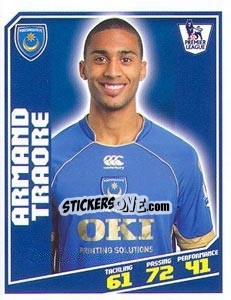 Figurina Armand Traore - Premier League Inglese 2008-2009 - Topps