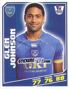 Sticker Glen Johnson - Premier League Inglese 2008-2009 n. 342 - Topps