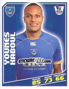Sticker Younes Kaboul - Premier League Inglese 2008-2009 n. 343 - Topps