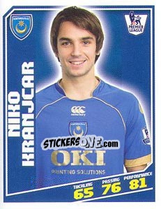 Sticker Niko Kranjcar - Premier League Inglese 2008-2009 n. 348 - Topps