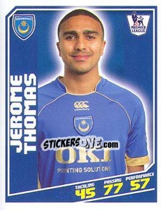 Sticker Jerome Thomas - Premier League Inglese 2008-2009 n. 350 - Topps