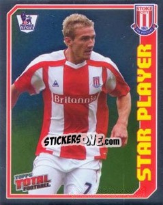 Figurina Liam Lawrence (Star Player) - Premier League Inglese 2008-2009 - Topps