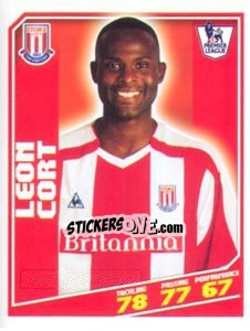 Sticker Leon Cort - Premier League Inglese 2008-2009 n. 359 - Topps