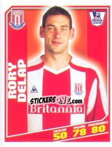 Sticker Rory Delap - Premier League Inglese 2008-2009 - Topps