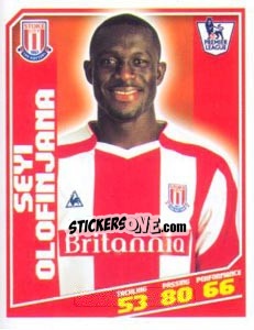 Sticker Seyi Olofinjana - Premier League Inglese 2008-2009 - Topps