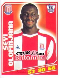 Figurina Seyi Olofinjana - Premier League Inglese 2008-2009 - Topps