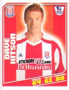 Sticker Dave Kitson - Premier League Inglese 2008-2009 - Topps