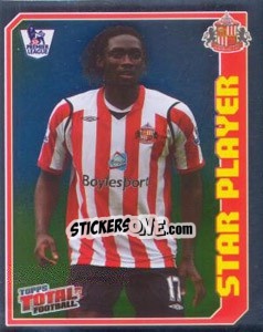Sticker Kenwyne Jones (Star Player) - Premier League Inglese 2008-2009 n. 378 - Topps