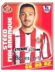 Sticker Steed Malbranque - Premier League Inglese 2008-2009 - Topps