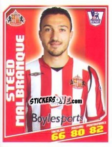 Figurina Steed Malbranque - Premier League Inglese 2008-2009 - Topps