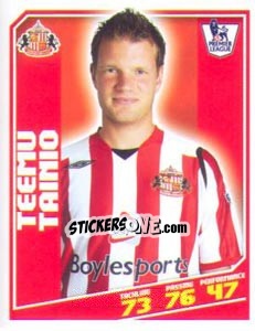 Sticker Teemu Tainio - Premier League Inglese 2008-2009 n. 390 - Topps