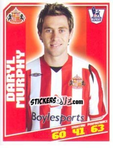 Sticker Daryl Murphy - Premier League Inglese 2008-2009 n. 395 - Topps