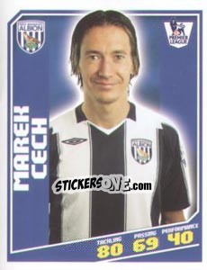 Sticker Marek Cech - Premier League Inglese 2008-2009 n. 423 - Topps