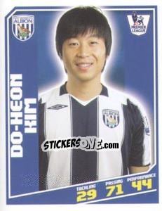 Sticker Do-Heon Kim - Premier League Inglese 2008-2009 - Topps