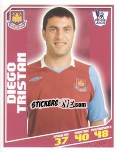 Sticker Diego Tristan - Premier League Inglese 2008-2009 n. 454 - Topps