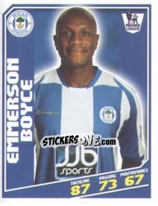 Sticker Emmerson Boyce - Premier League Inglese 2008-2009 n. 464 - Topps