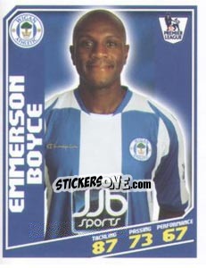 Cromo Emmerson Boyce - Premier League Inglese 2008-2009 - Topps