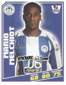 Figurina Mario Melchiot - Premier League Inglese 2008-2009 - Topps