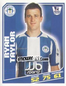 Cromo Ryan Taylor - Premier League Inglese 2008-2009 n. 476 - Topps
