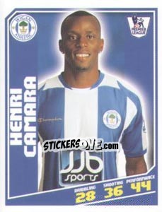 Cromo Henri Camara - Premier League Inglese 2008-2009 - Topps