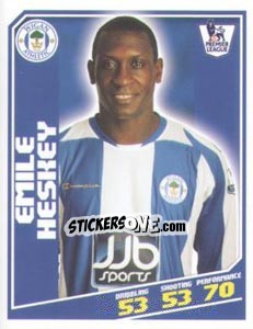 Sticker Emile Heskey - Premier League Inglese 2008-2009 - Topps