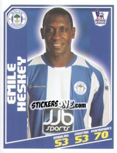 Sticker Emile Heskey - Premier League Inglese 2008-2009 n. 479 - Topps