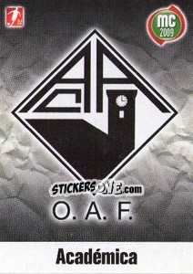 Sticker Academica - Megacraques 2008-2009 n. 1 - Panini