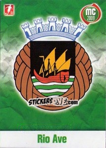 Sticker Rio Ave - Megacraques 2008-2009 n. 12 - Panini