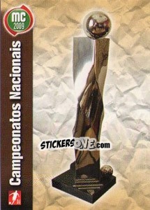Sticker Campeonatos Nacionais - Megacraques 2008-2009 n. 17 - Panini
