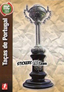 Sticker Tacas De Portugal - Megacraques 2008-2009 n. 18 - Panini