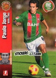 Sticker Paulo Jorge - Megacraques 2008-2009 n. 35 - Panini