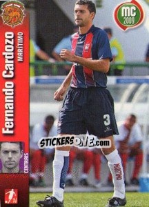Sticker Fernando Cardozo - Megacraques 2008-2009 n. 39 - Panini