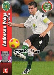 Sticker Anderson Polga - Megacraques 2008-2009 n. 46 - Panini