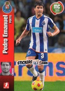 Sticker Pedro Emanuel - Megacraques 2008-2009 n. 50 - Panini