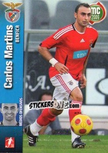 Figurina Carlos Martins - Megacraques 2008-2009 - Panini