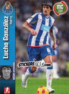 Figurina Lucho Gonzalez - Megacraques 2008-2009 n. 77 - Panini
