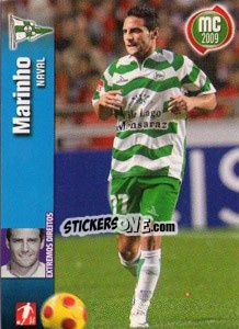 Sticker Marinho - Megacraques 2008-2009 - Panini