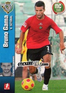 Sticker Bruno Gama - Megacraques 2008-2009 n. 91 - Panini