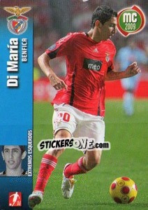 Figurina Di Maria - Megacraques 2008-2009 - Panini